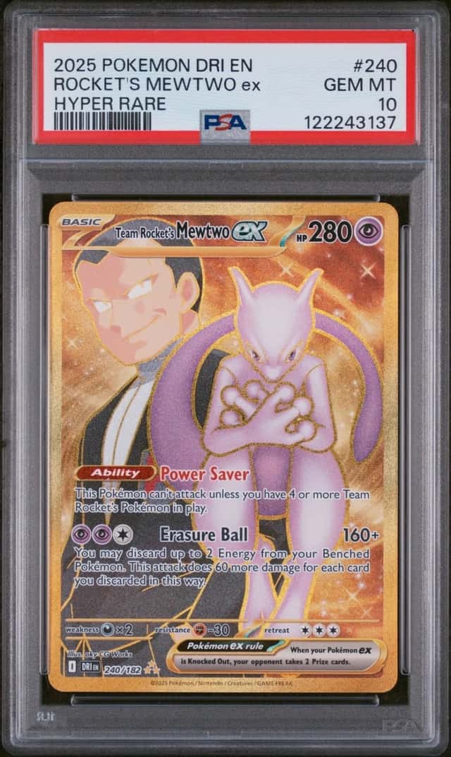 ROCKET'S MEWTWO ex