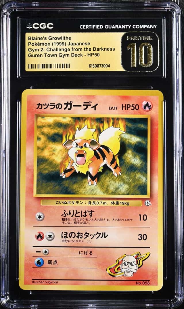 Blaine's Growlithe