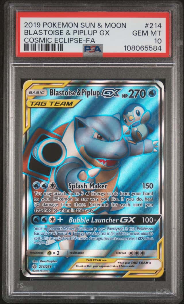Blastoise & Piplup GX