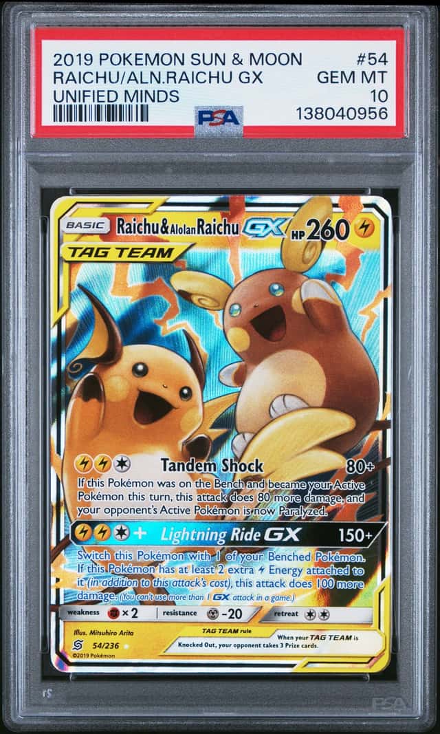 Raichu & Alolan Raichu GX