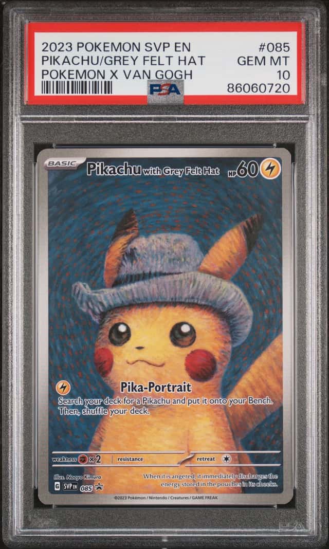 Pikachu/Grey Felt Hat