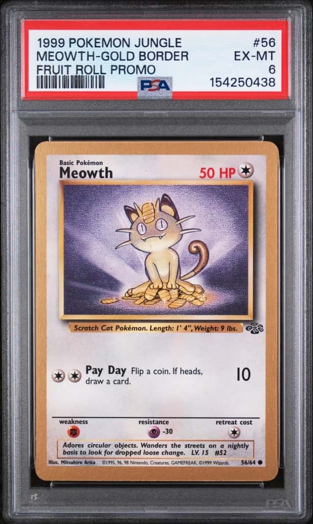 Meowth-Gold Border