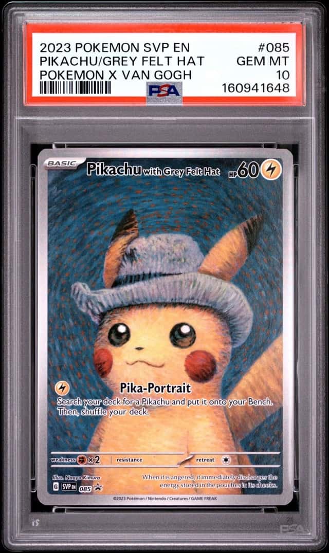 Pikachu/Grey Felt Hat
