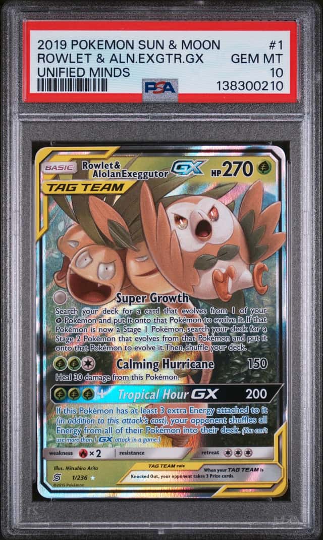 Rowlet & Alolan Exeggutor GX