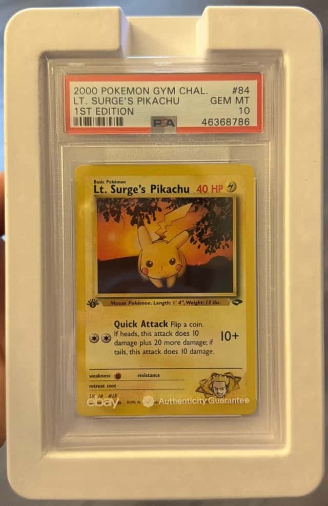 Lt. Surge's Pikachu