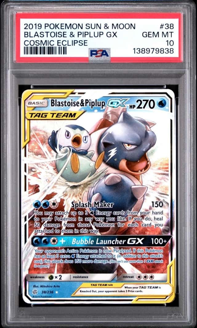 Blastoise & Piplup GX