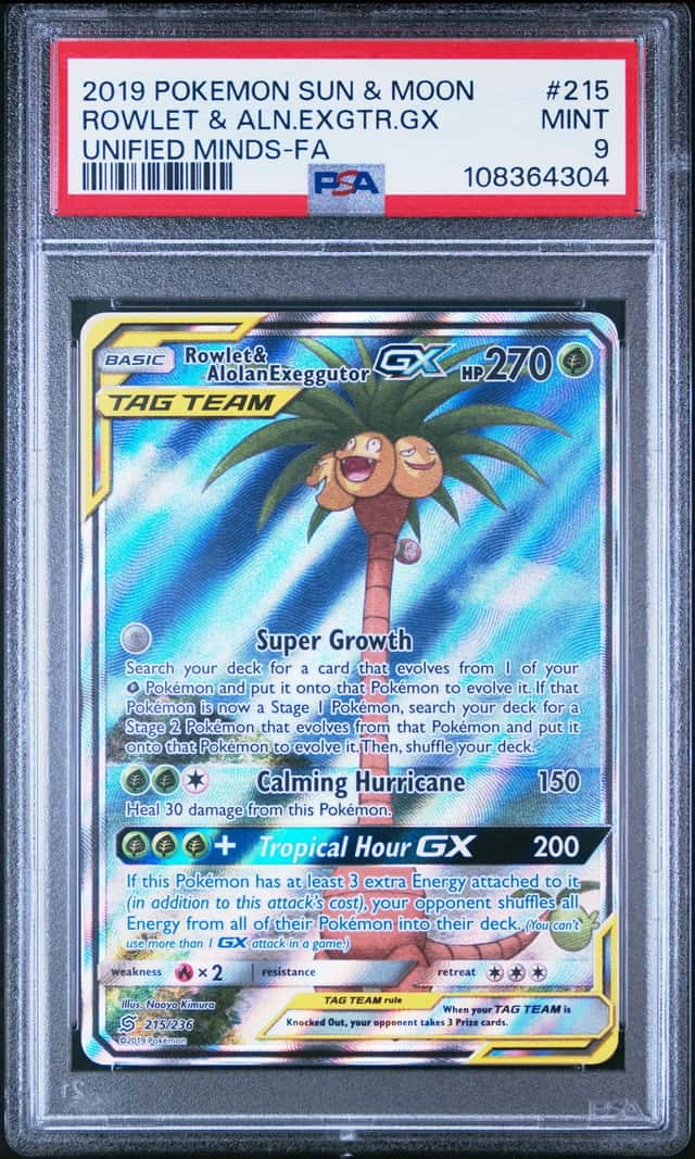 Rowlet & Alolan Exeggutor GX