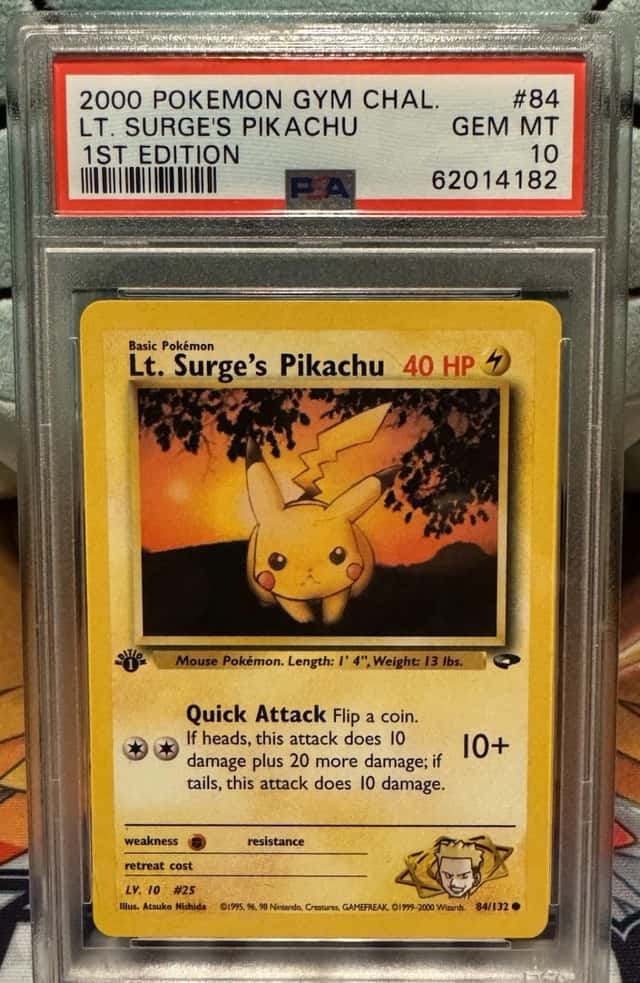 Lt. Surge's Pikachu
