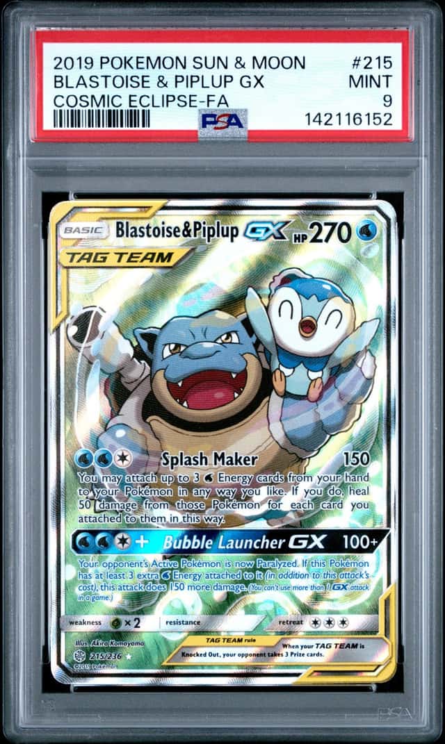 Blastoise & Piplup GX