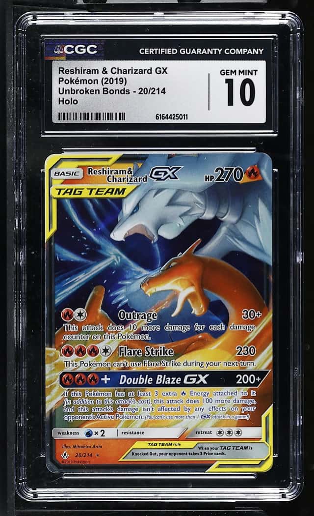 Reshiram & Charizard GX