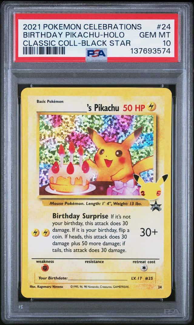 _____'s Pikachu STAMP [25th Anniversary] TEXTURED CONFETTI HOLO