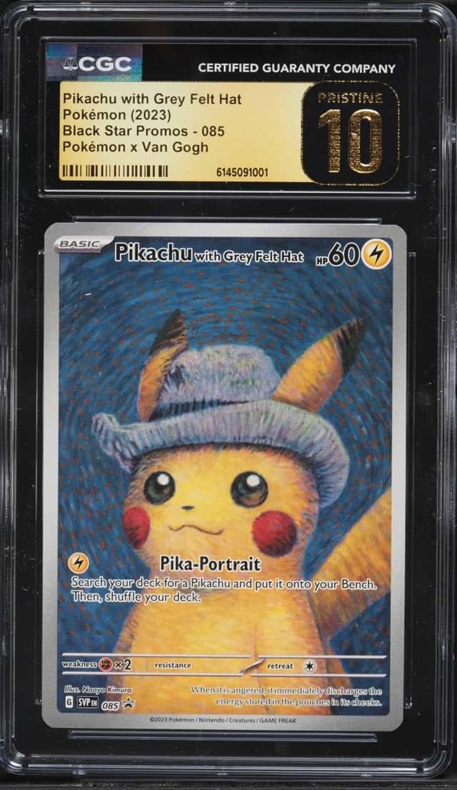 Pikachu/Grey Felt Hat