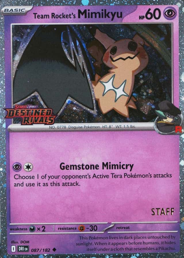 Non-Holo · Prerelease · Staff
