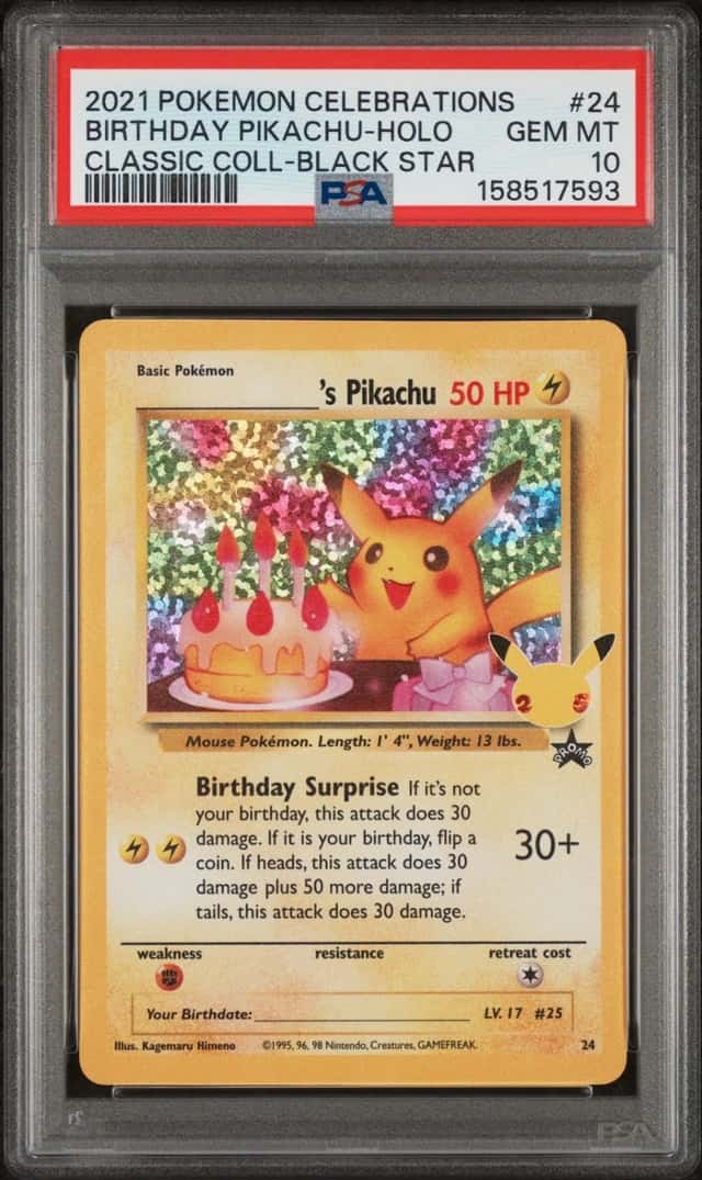 _____'s Pikachu STAMP [25th Anniversary] TEXTURED CONFETTI HOLO