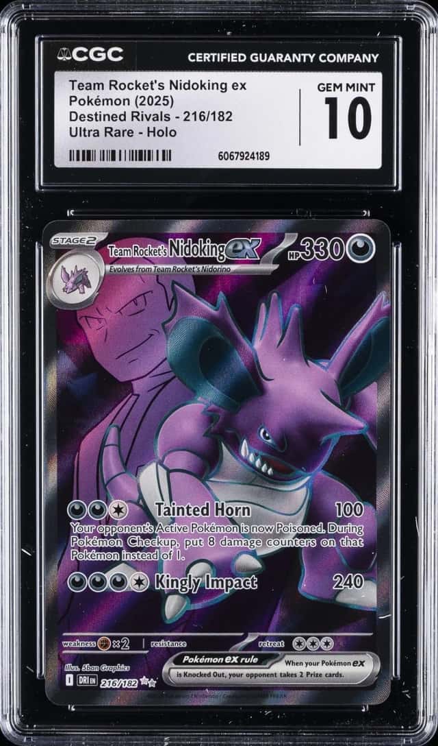 ROCKET'S NIDOKING ex