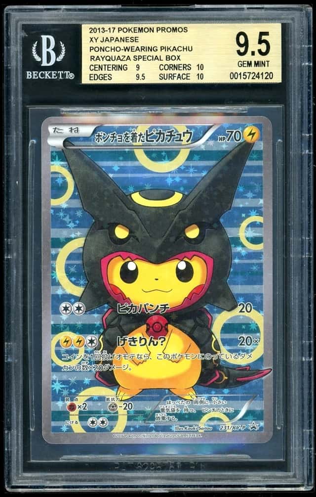 Poncho-wearing Pikachu