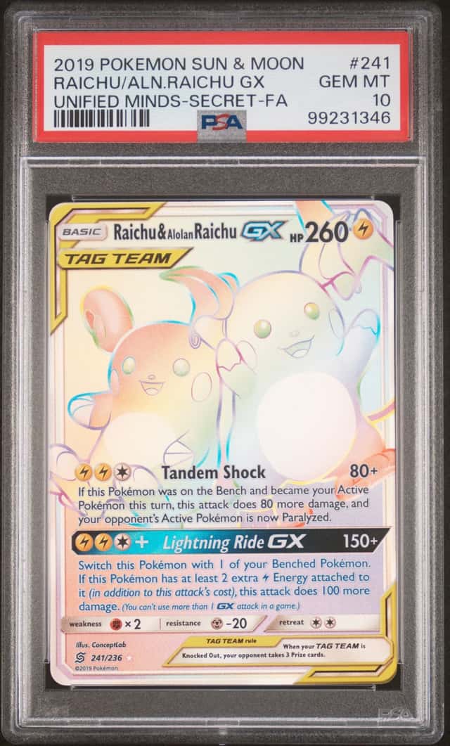 Raichu & Alolan Raichu GX