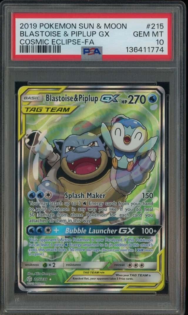 Blastoise & Piplup GX