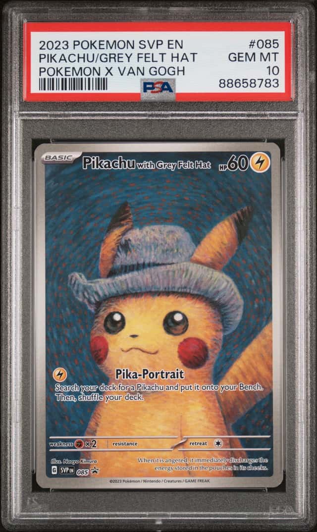Pikachu/Grey Felt Hat