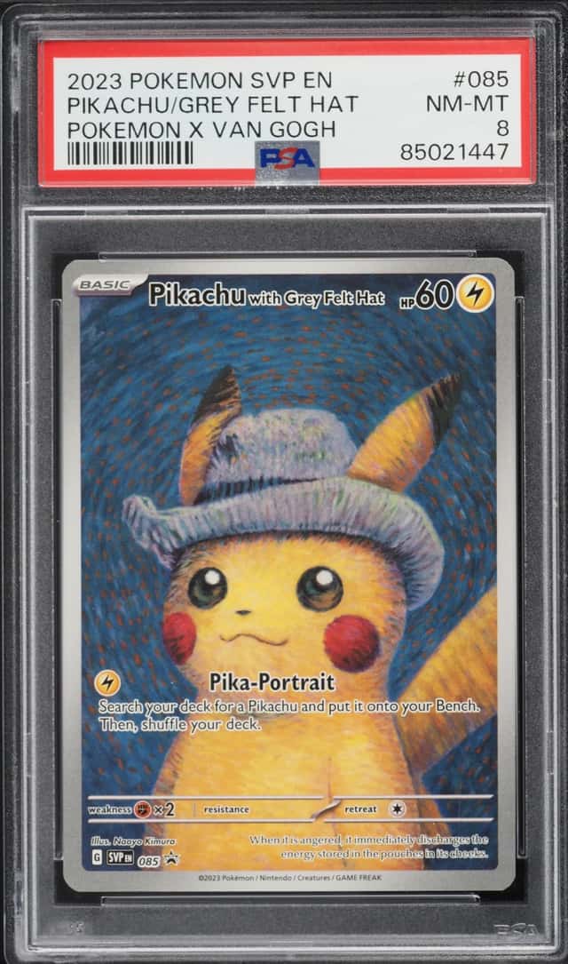 Pikachu/Grey Felt Hat