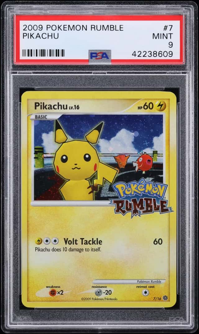 2009 Pokemon Platinum Rumble Pikachu #7 PSA 9 MINT