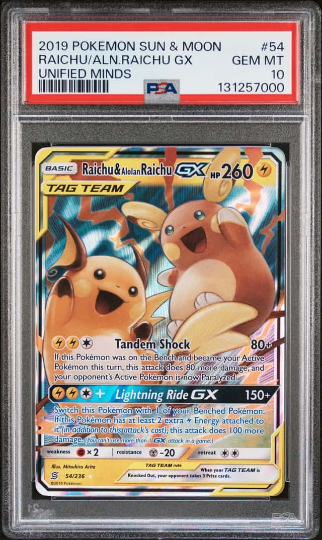 Raichu & Alolan Raichu GX