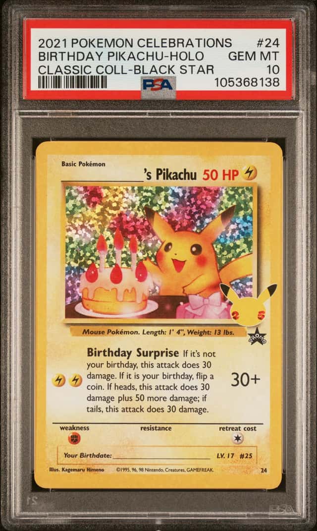 _____'s Pikachu STAMP [25th Anniversary] TEXTURED CONFETTI HOLO