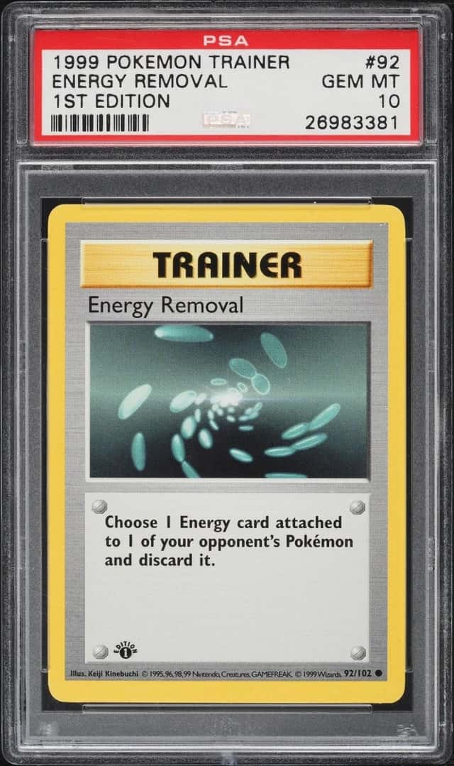 Energy Removal