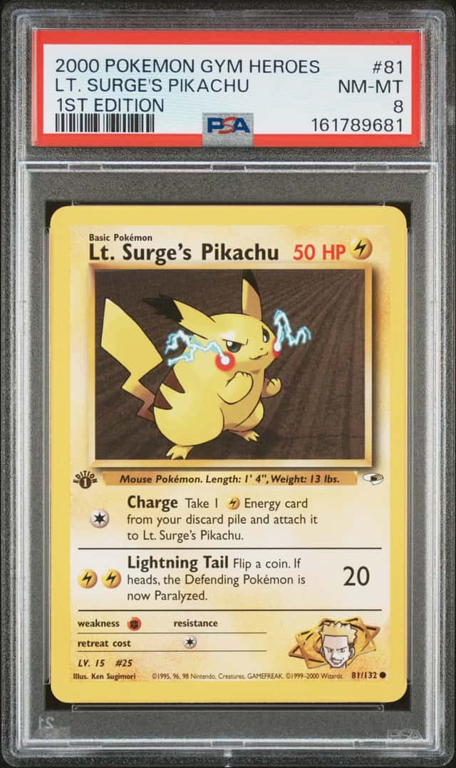 Lt. Surge's Pikachu