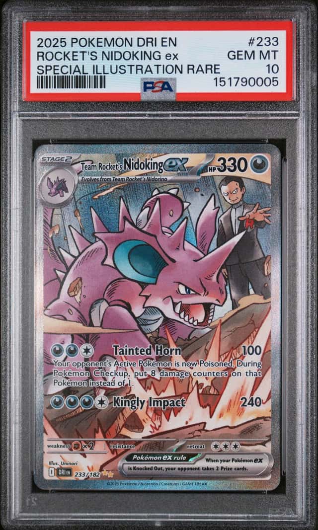 ROCKET'S NIDOKING ex