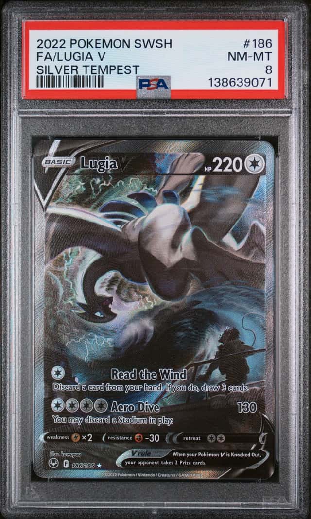 2022 Pokemon Sword and Shield Silver Tempest Lugia V #186