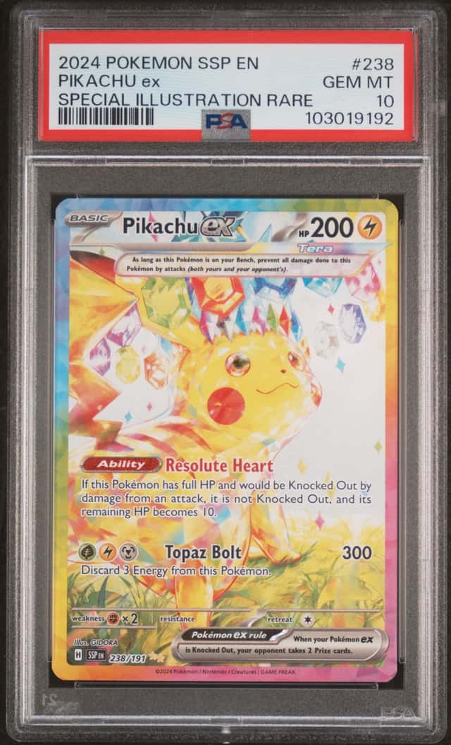 2024 Pokemon Scarlet and Violet Surging Sparks Special Illustration Rare Pikachu Ex #238