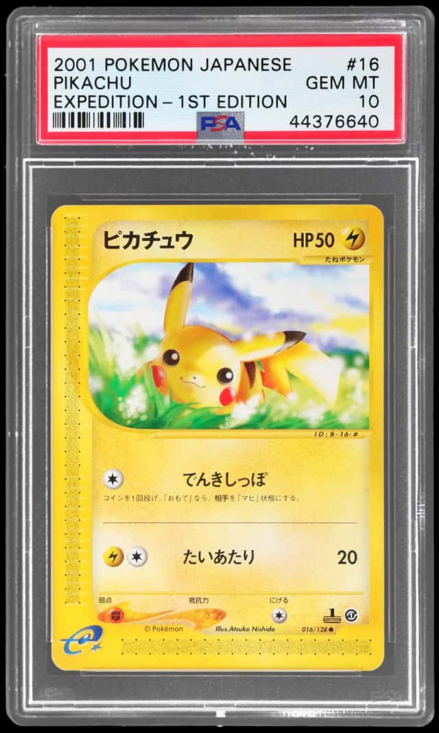 2001 Pokemon Expedition Japanese 1st Edition Pikachu #016