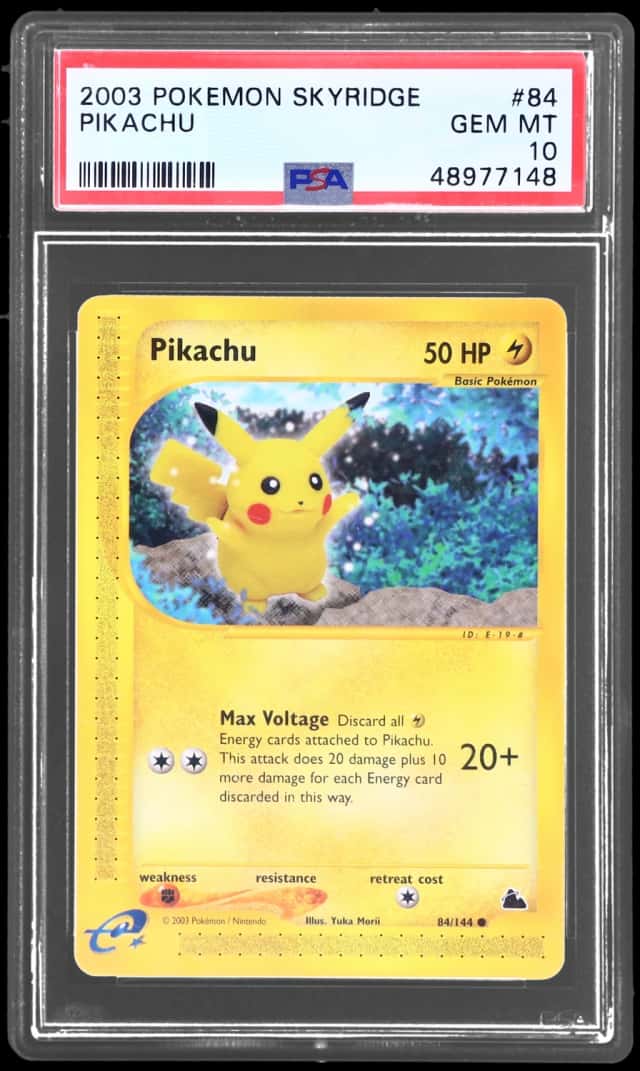 2003 Pokemon Skyridge Pikachu #84