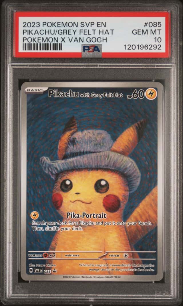 Pikachu/Grey Felt Hat