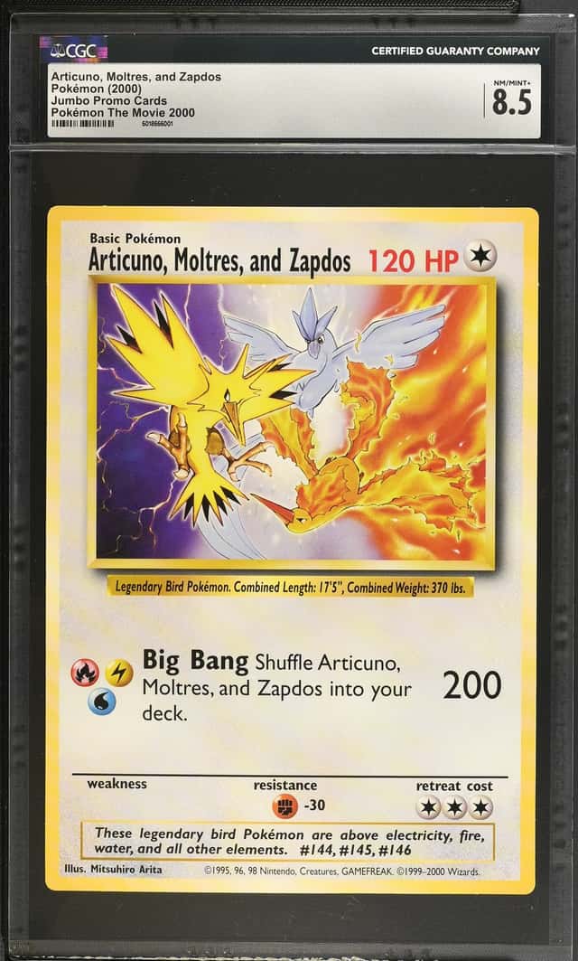 Articuno, Moltres, and Zapdos
