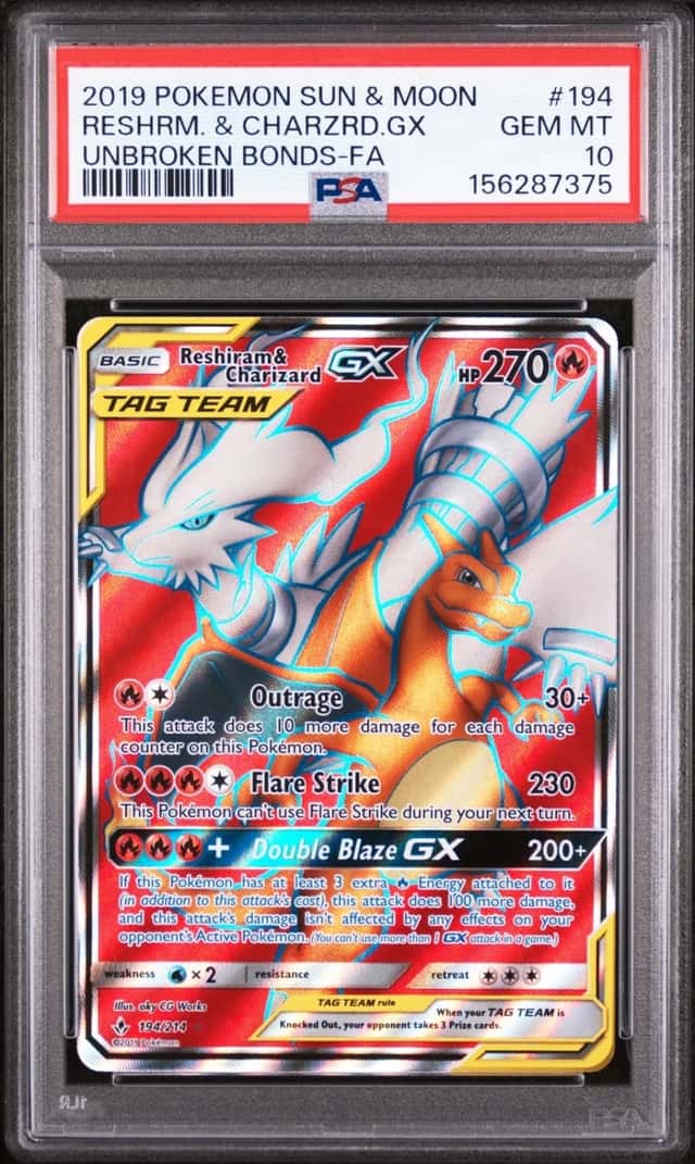 Reshiram & Charizard GX