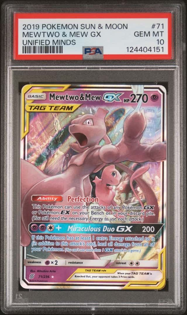 Mewtwo & Mew GX