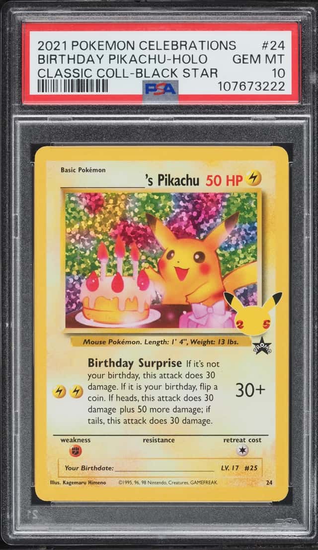 _____'s Pikachu STAMP [25th Anniversary] TEXTURED CONFETTI HOLO