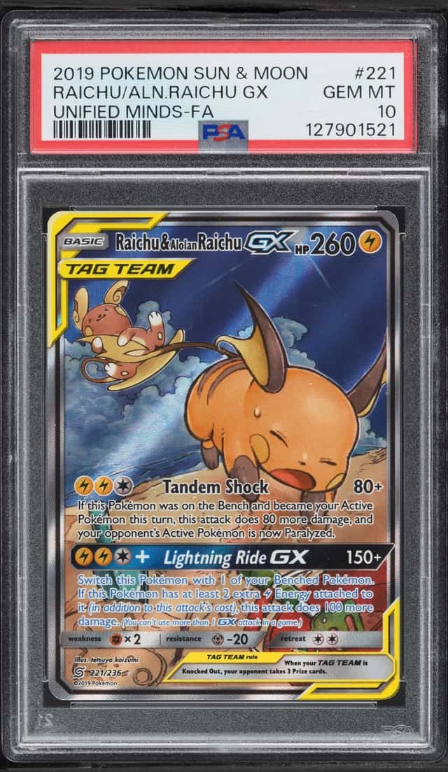 Raichu & Alolan Raichu GX