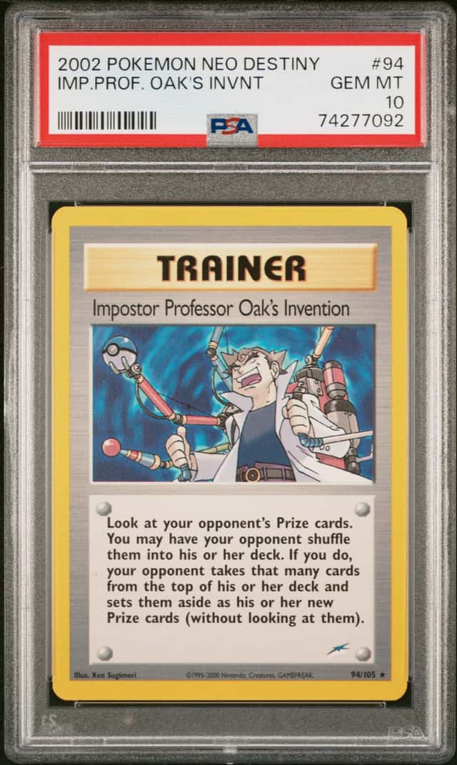 Impostor Professor Oak's Invention