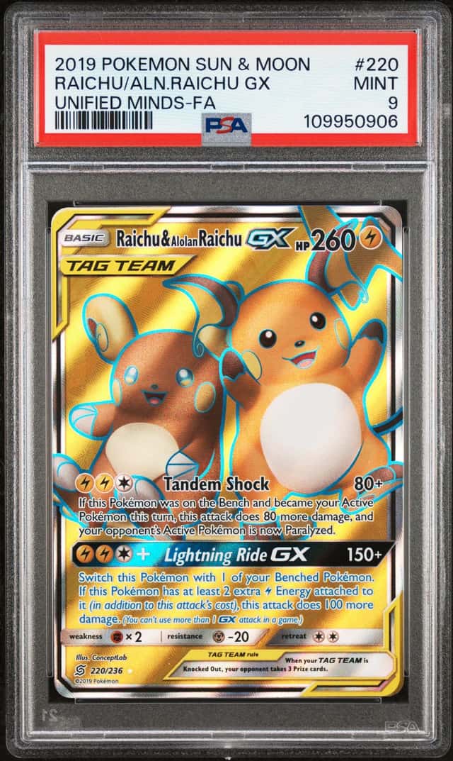 Raichu & Alolan Raichu GX