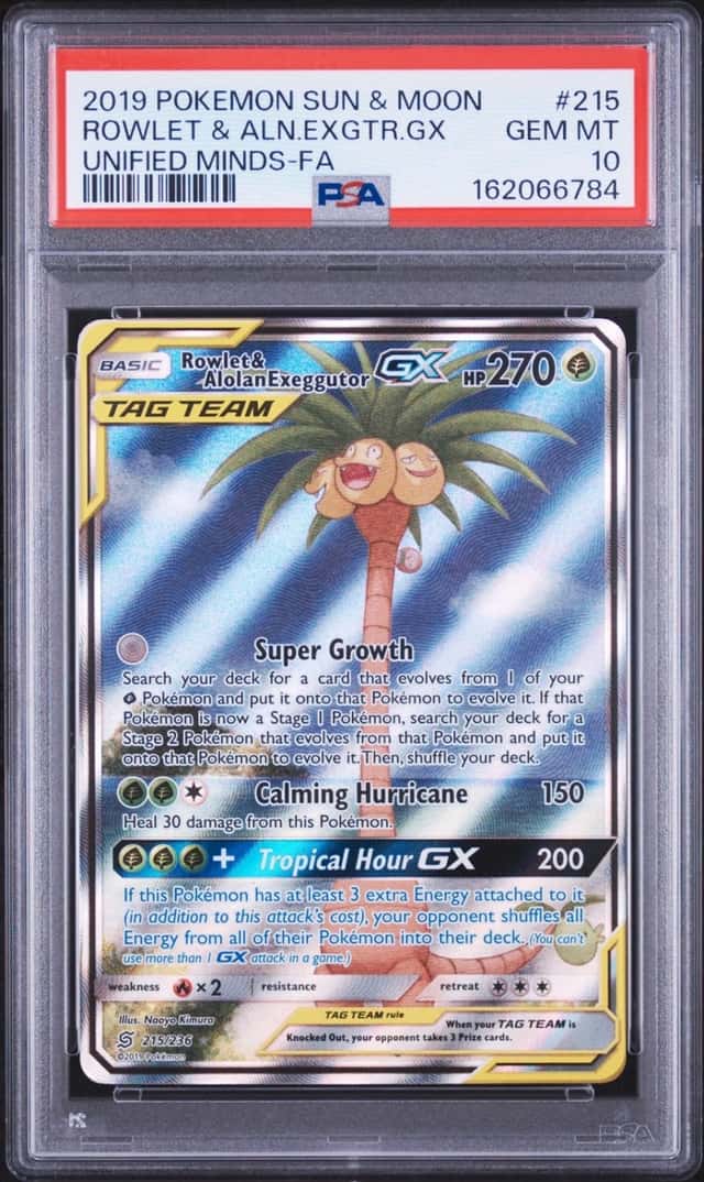 Rowlet & Alolan Exeggutor GX