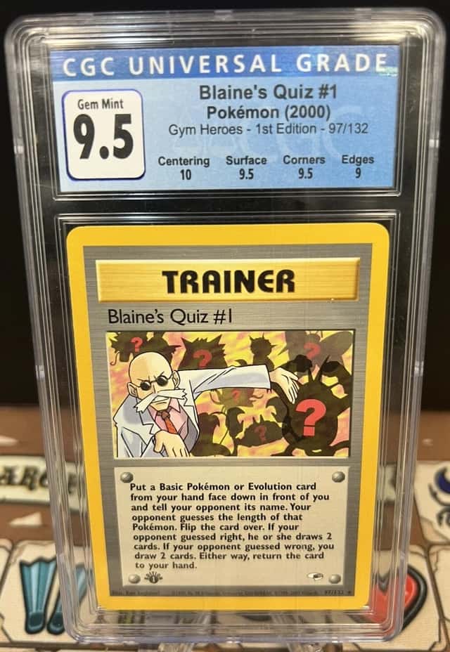 Blaine's Quiz #1