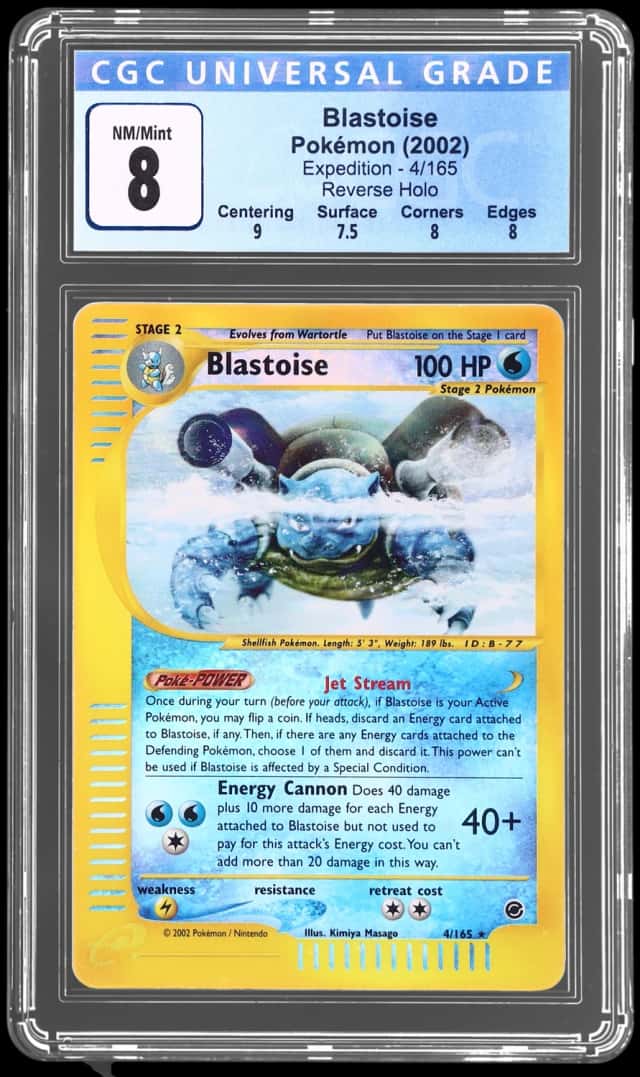 2002 Pokemon Expedition Reverse Holo Blastoise #4