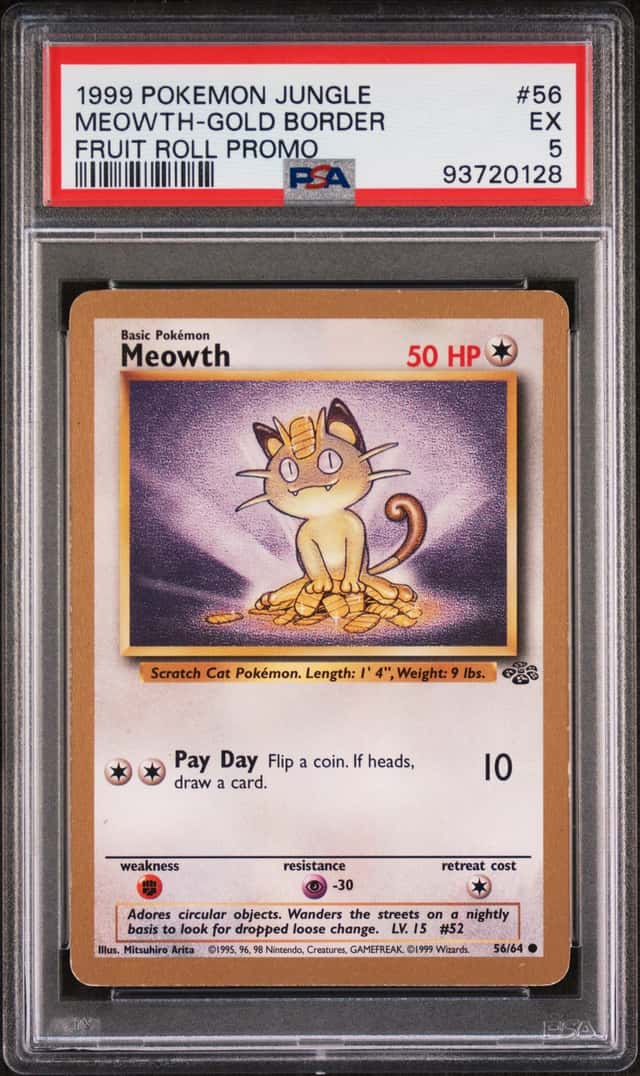 Meowth-Gold Border