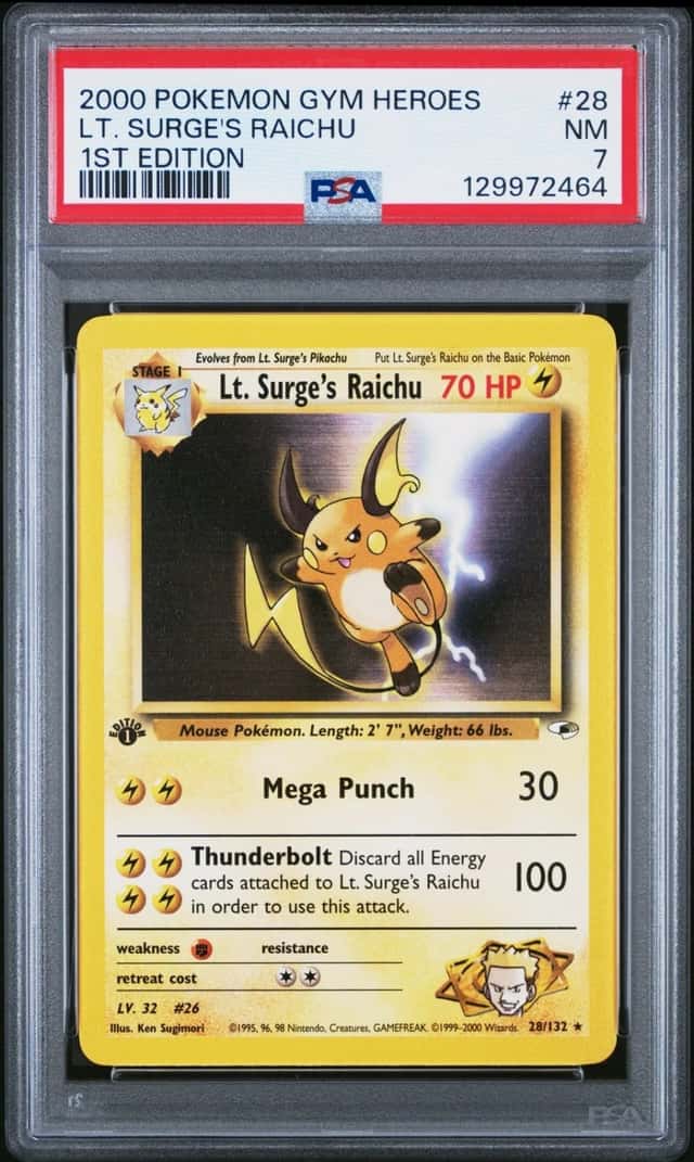 Lt. Surge's Raichu