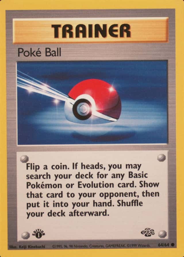 Poke Ball · Reverse Holo · 1st Edition