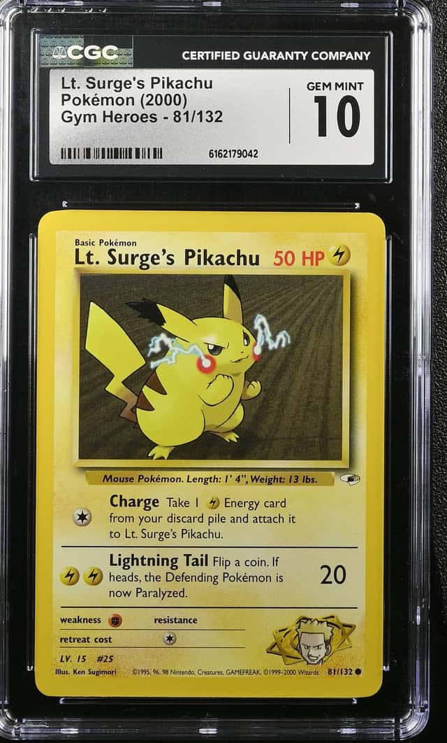 Lt. Surge's Pikachu