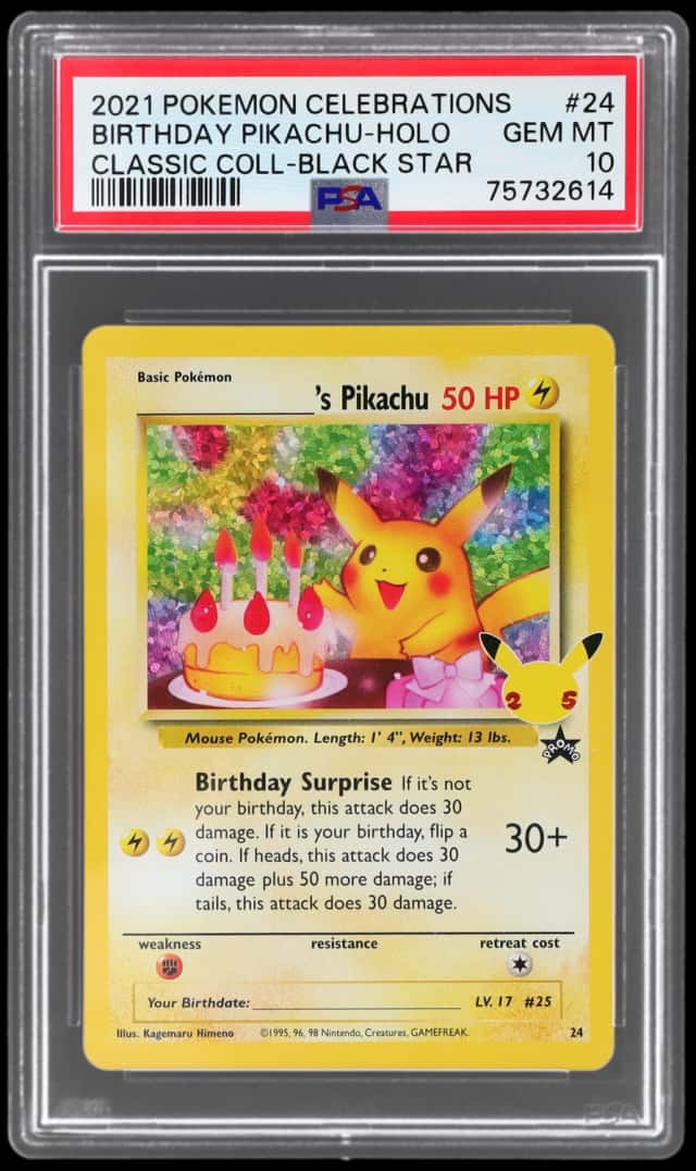 _____'s Pikachu STAMP [25th Anniversary] TEXTURED CONFETTI HOLO